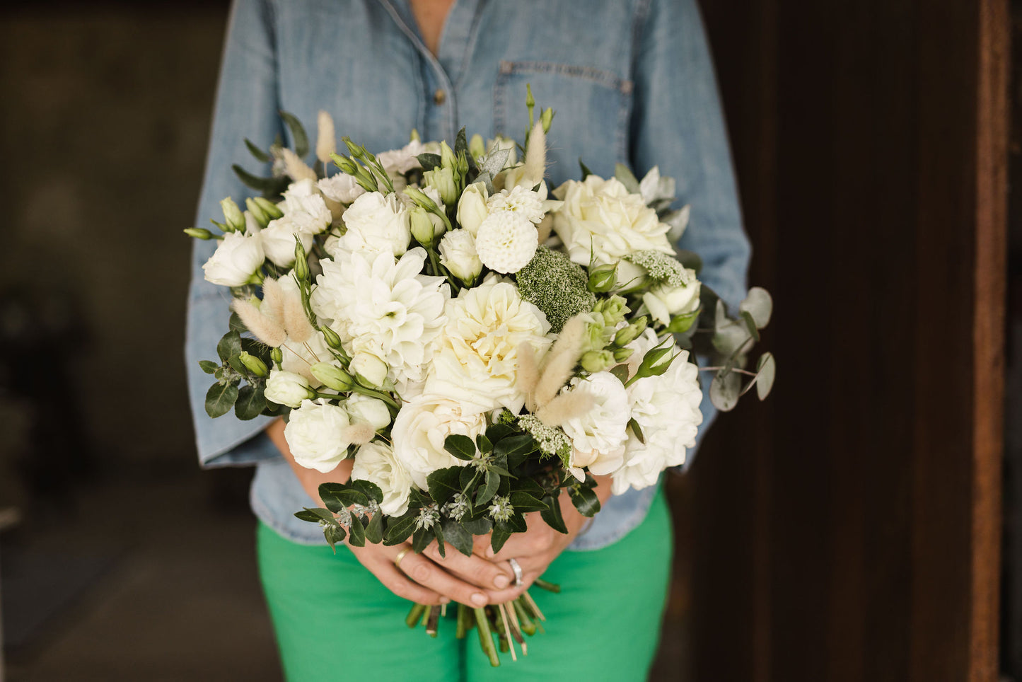Sophia - Green and White