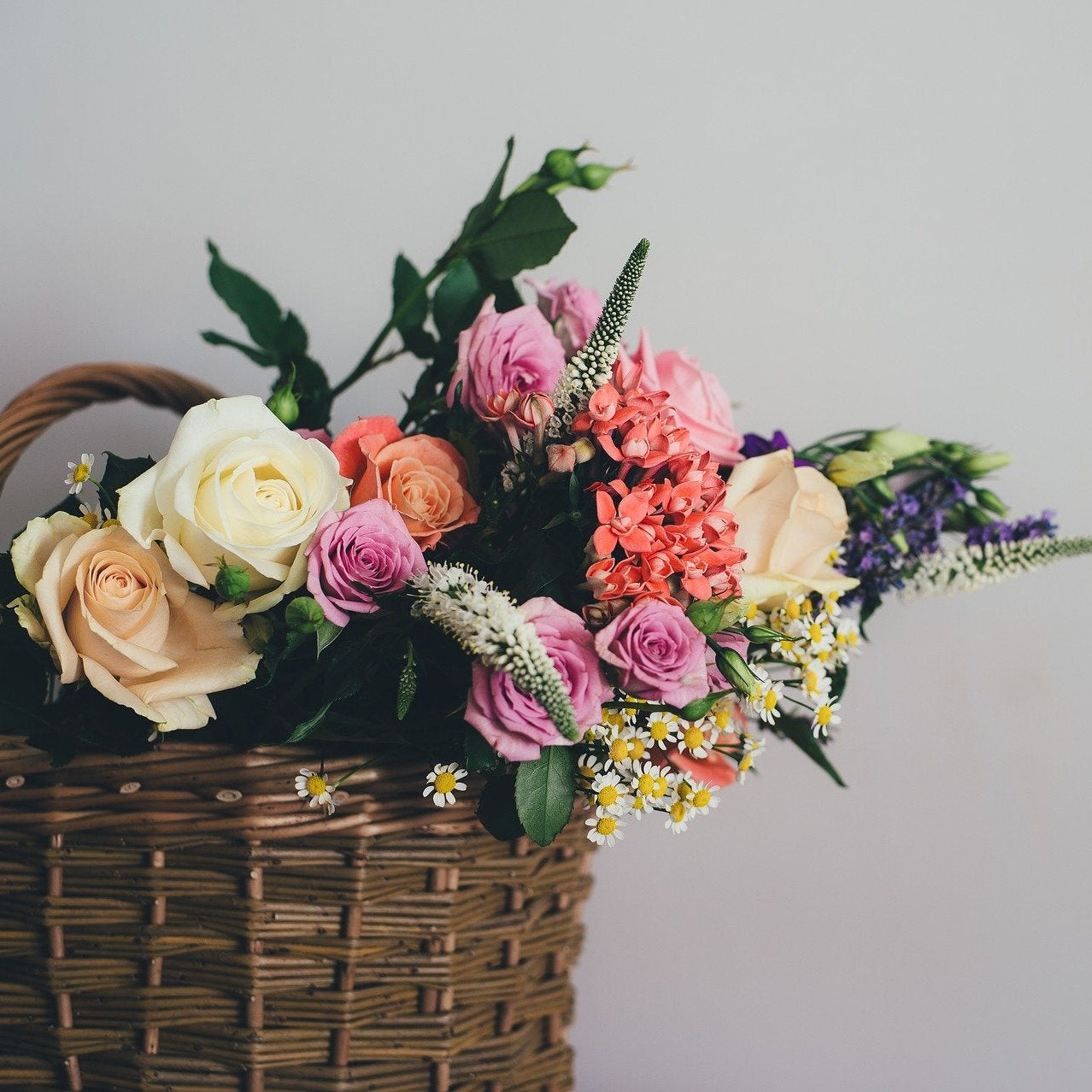 Gift Bundle - flowers, wine, candle