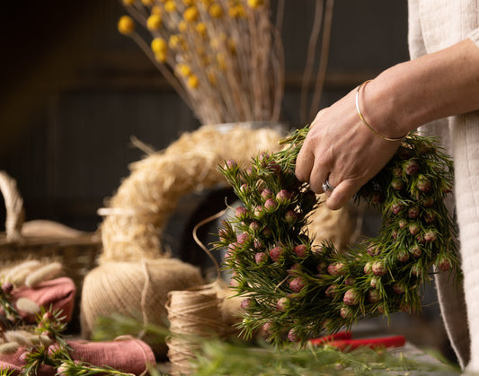 Fresh Christmas Wreath Class