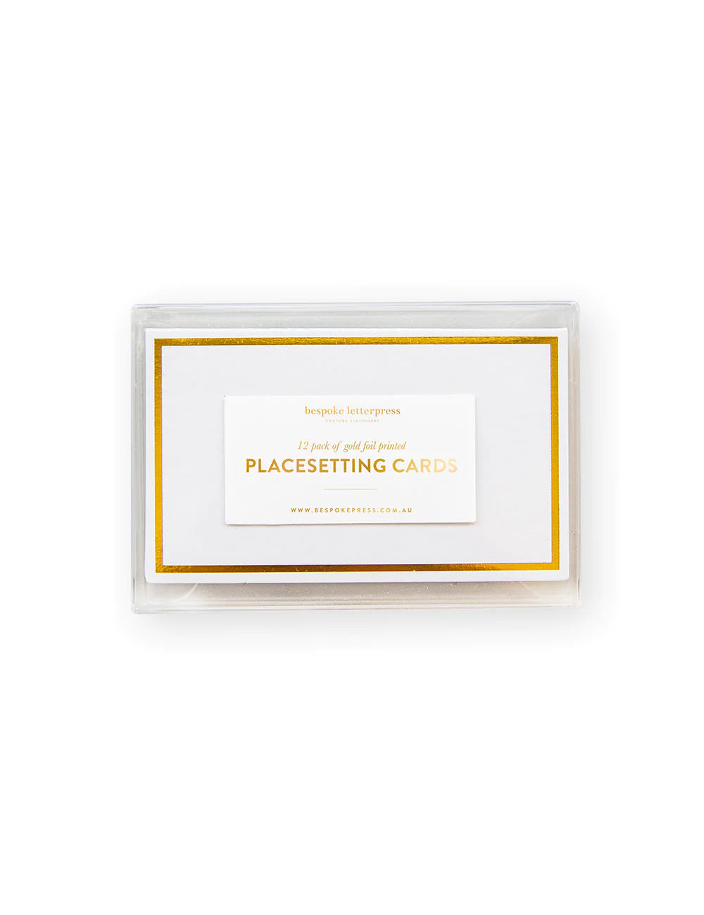Bespoke Letterpress Placesetting Cards 12pk