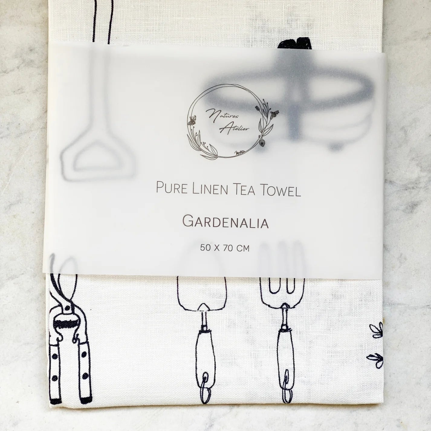Linen Tea Towel - Gardenalia